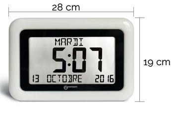 Horloge calendrier Viso 10 Geemarc