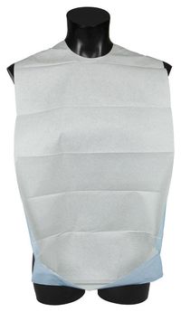 Bavoir usage unique avec poche