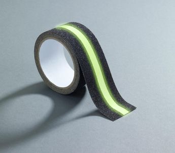 Rouleau antidérapant et fluorescent