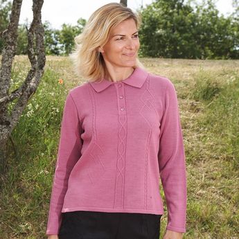 Polo ouvert dos pressions ML Isabelle