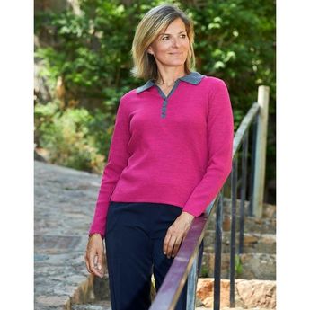 Polo ouvert dos croisé Jeanne